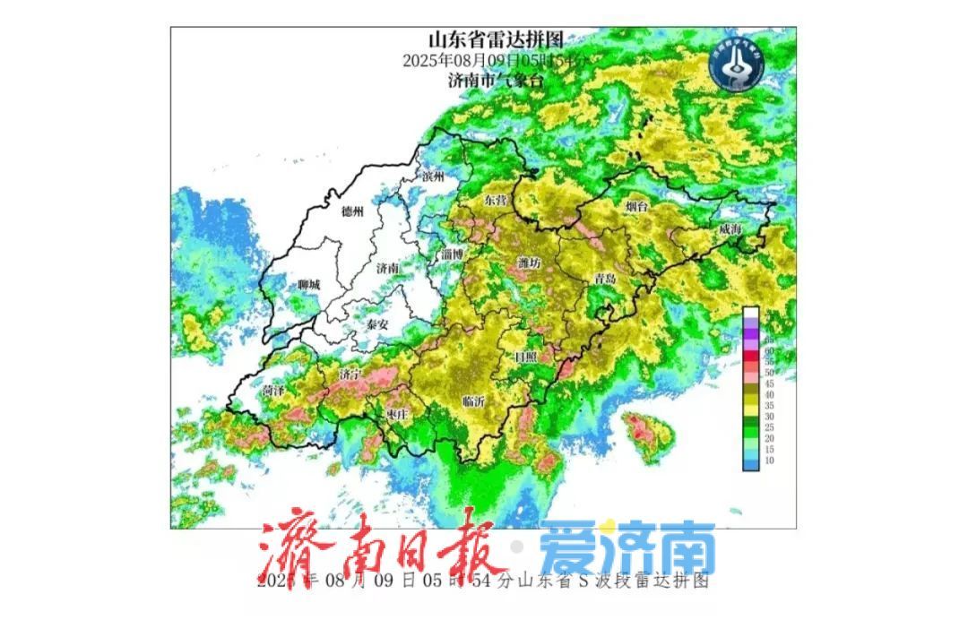 济南解除暴雨蓝色预警，6个测站雨量超100毫米，今天上午仍有小雨
