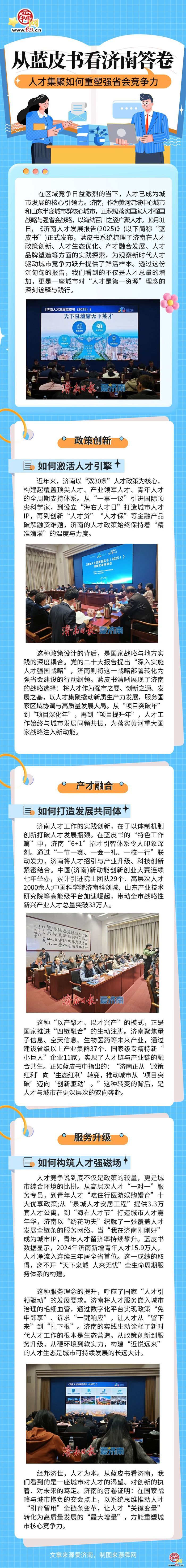 一图读懂｜从蓝皮书看济南答卷：人才集聚如何重塑强省会竞争力