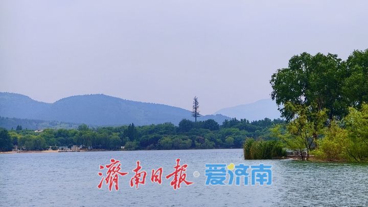 一年四季 泉在济南丨雨歇天晴 园博园绘就碧水云天画卷