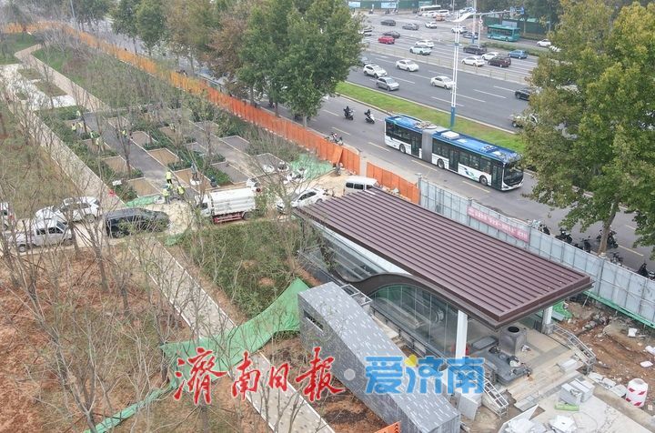 项目强省会｜直达文博场馆，济南轨交4号线这处站点出入口已亮相