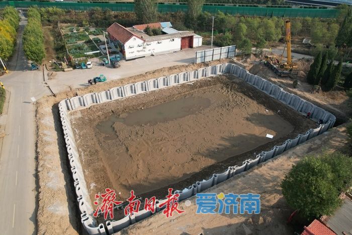 济南这个网红小村开建国内前沿“3D打印”生态鱼池
