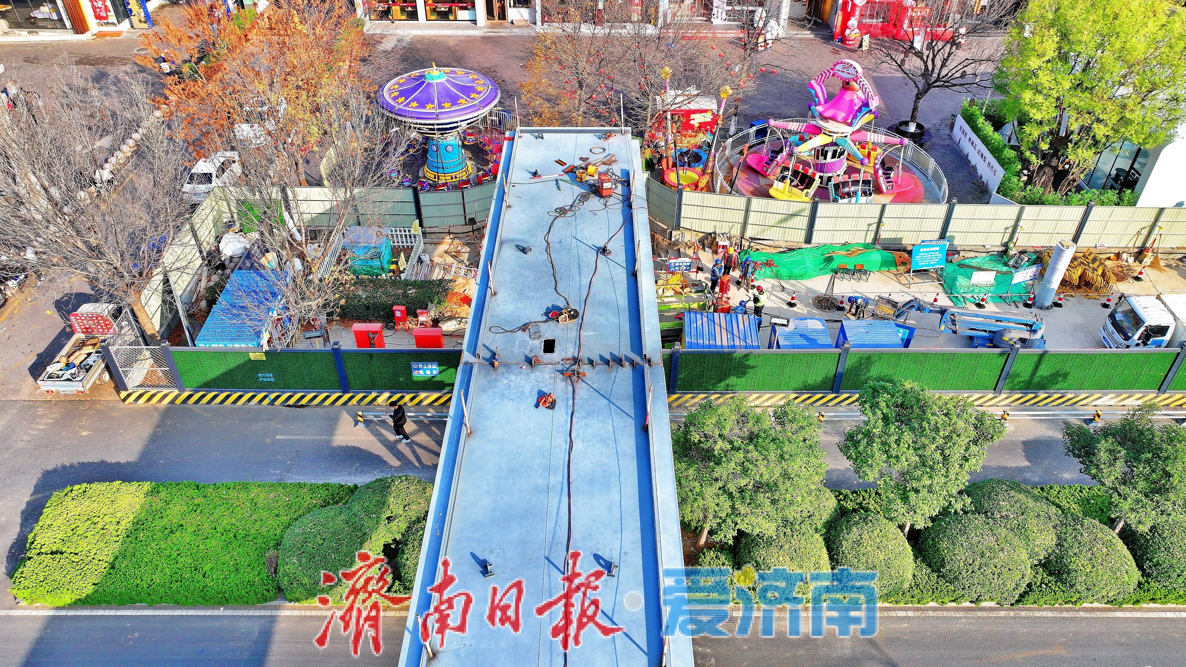 济南兴福寺路将添空中走廊，商圈拥堵有望根治