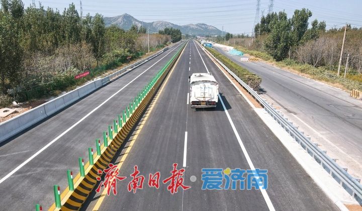 殷家林枢纽立交匝道升级改造，济南绕城高速改扩建项目取得阶段性成果
