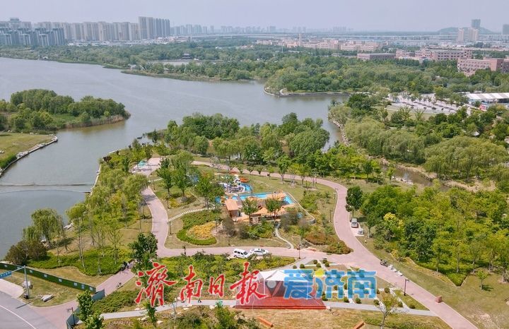 济南华山湖畔新添滨水亲子空间