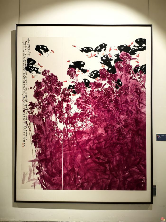 新锐来袭！李袁燕大写意花鸟画亮相“艺彩新锋——山东美术新人新作展”