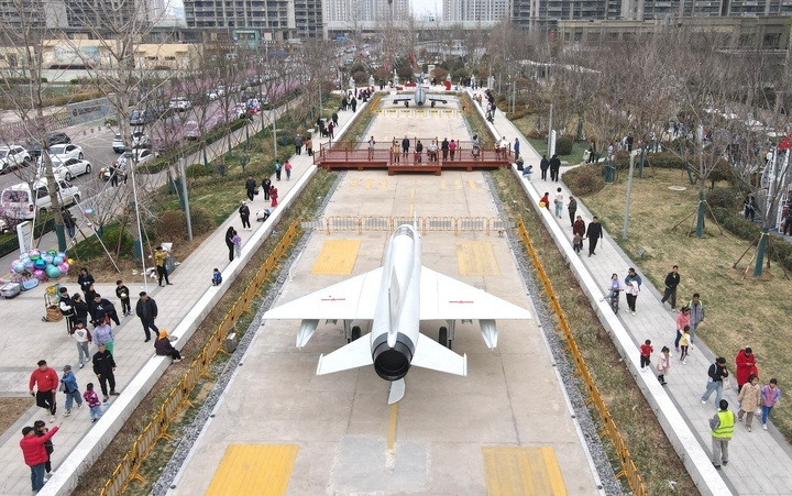 济南机场文化公园周末火出圈