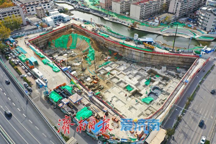 项目强省会｜洪楼TOD项目二期A1地块建设稳步实施，济南首家京东MALL将入驻