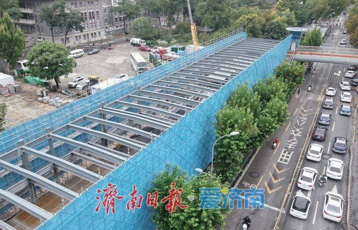 缓解“医圈”停车难，齐鲁医院旁新增非机动车停车场