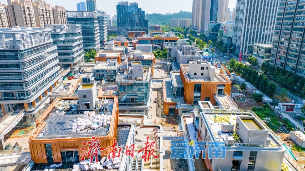 项目强省会｜济南CBD核心区商业新地标亮相 绿地A3、A4地块项目进入收尾阶段