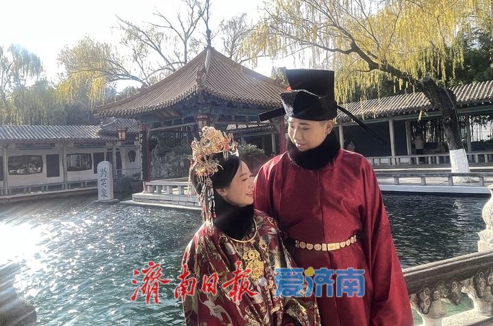 趵突泉水位同比上涨1.29米 冬日泉水欢腾引客来