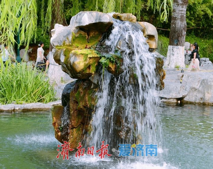 再破纪录，济南月牙泉实现持续喷涌一周年
