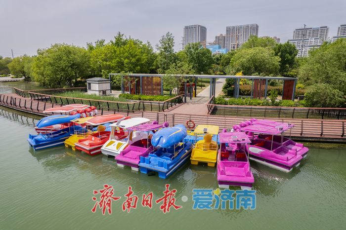 一年四季 泉在济南丨暮春景致如画，云锦湖尽显生态之美