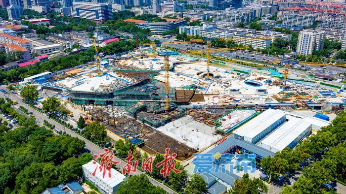 项目强省会｜雏形初现！济南千佛山站地下 TOD 项目取得阶段性建设突破