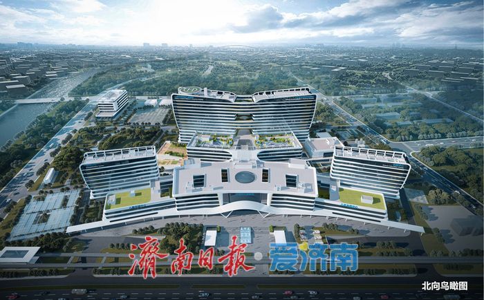以“泉城水韵”为帆！济南市儿童医院新院区封顶，打造童趣医疗空间