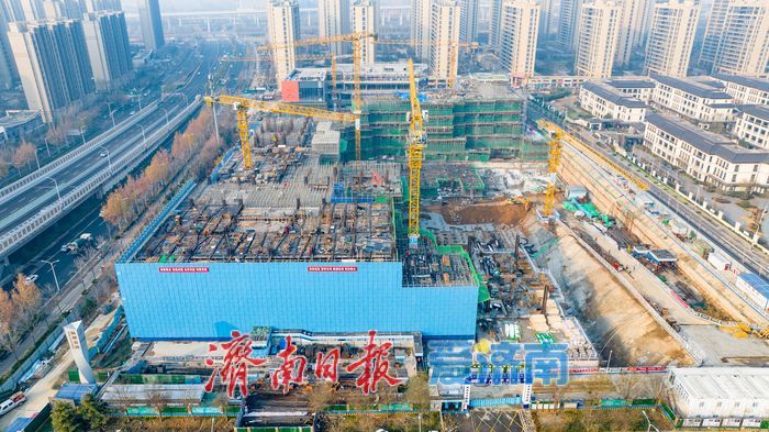 济南西部新地标加速崛起 银泰百货项目建设稳步推进