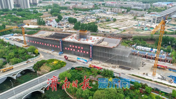 项目强省会｜贯通“西兴”动脉 济南腊山河西路北延工程全速推进