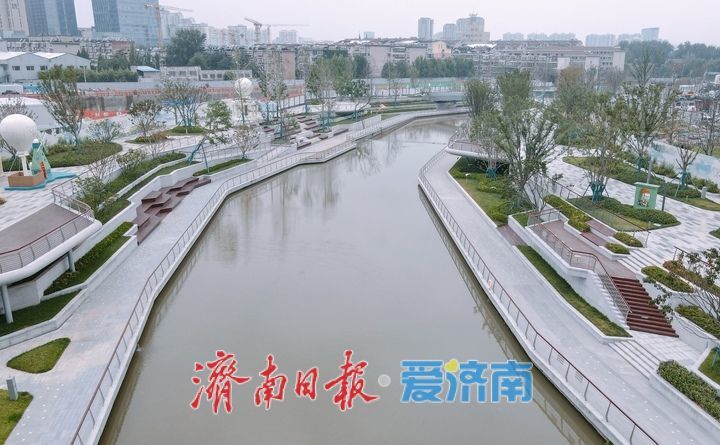 亲水、观景一体，全福河550米河道“蝶变”滨水公园