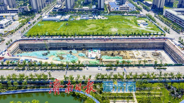 完善城市功能 激活片区活力 济南北湖核心地块项目有序施工