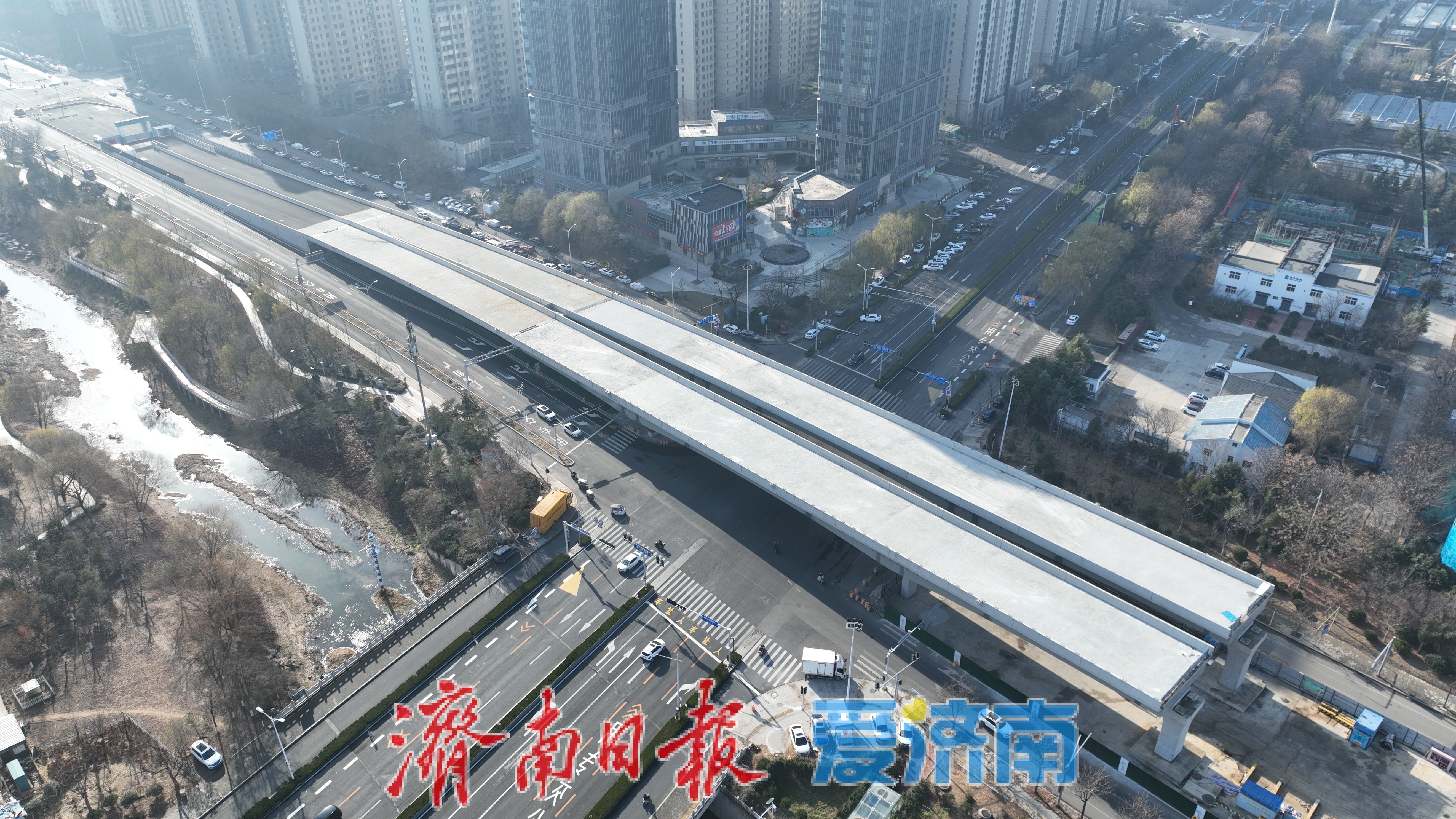 济南腊山河西路北延工程稳步推进，将成西部南北动脉