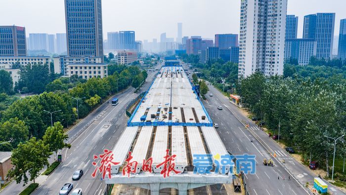 项目强省会｜多工序同步推进 凤凰黄河大桥南延工程筑牢济南跨黄交通骨架