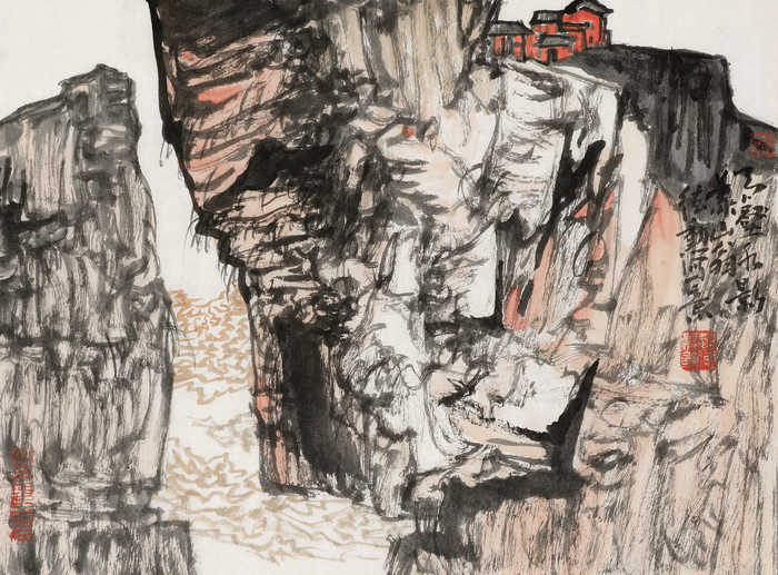 赵德勋山水小品｜传统法度融现代意蕴 笔简意浓写纸短情长