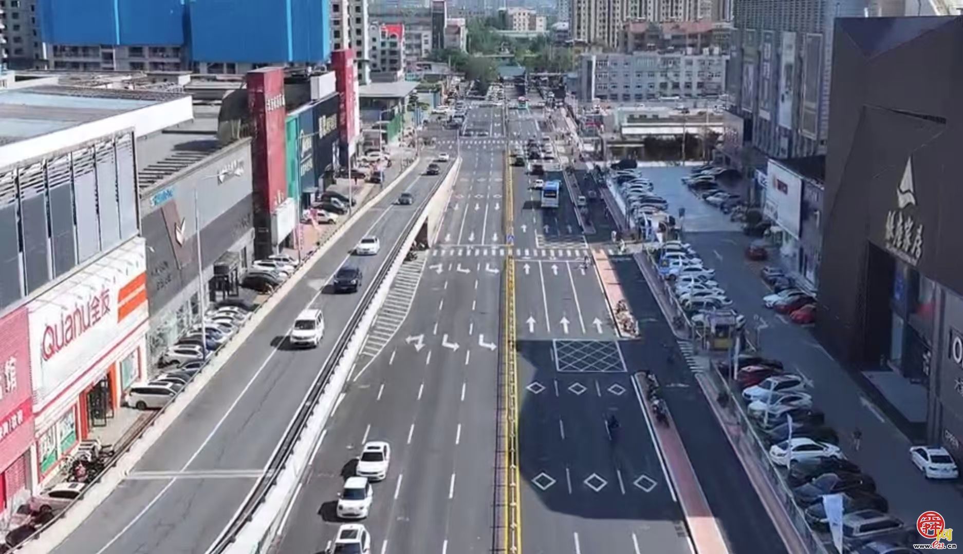 一次施工全面提升：洪家楼南路、顺河东街、生产路焕新升级