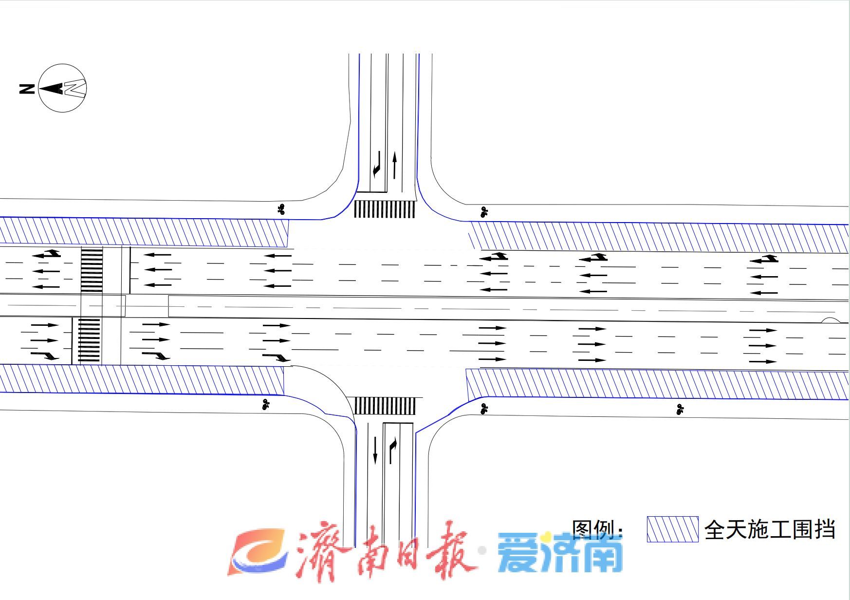 济南凤凰黄河大桥南延工程即将道路施工，怎么绕行看这里