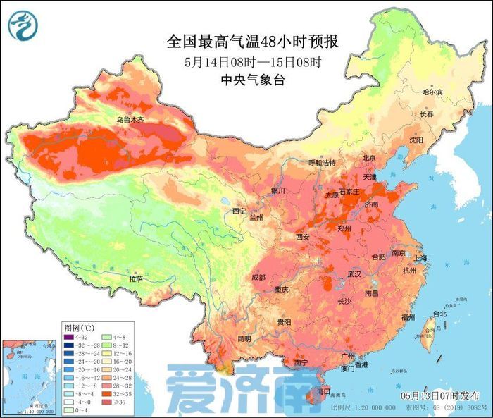 33℃紧接雷雨降温！本周济南气温多起伏 部分时段需警惕臭氧