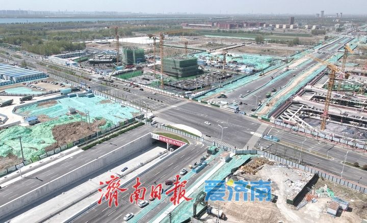 项目强省会｜济南黄河大道二期地下通道主体结构全部完工