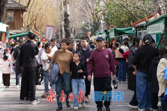 “泉”在济南过大年丨非遗市集年味正浓