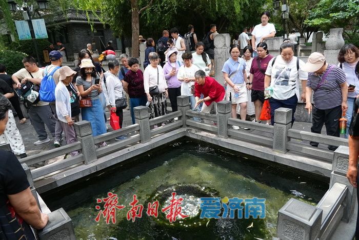 一年四季 泉在济南丨地下水位攀升 济南“泉水游”持续升温