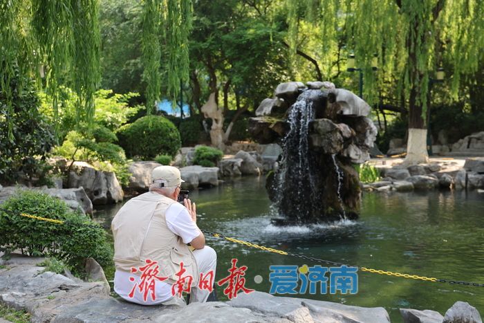 气温攀升迎初夏 五龙潭成泉城避暑纳凉好去处