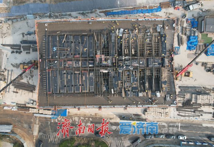 腊山河西路北延项目按下复工复产 “快进键”