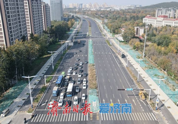 项目强省会｜济南轨交4号线进入开通冲刺期，沿线道路绿地恢复收尾