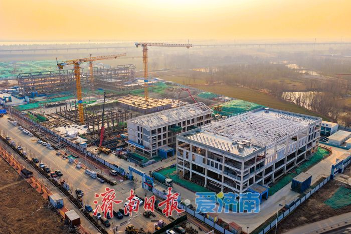 济南起步区省实验鹊华校区小学部雏形已现