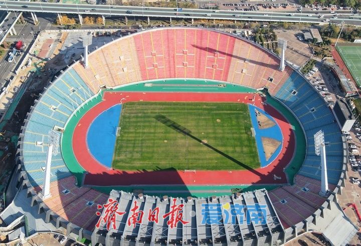 项目强省会｜山东省体育中心内场塑胶跑道升级改造展新貌