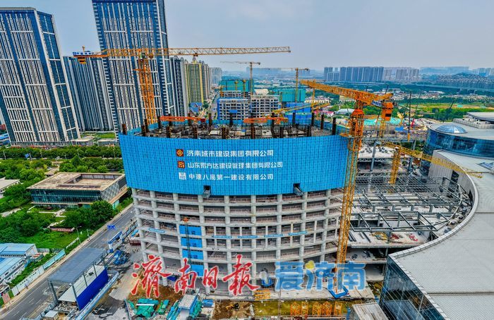 山东国际会展中心配套项目建设提速 西客站片区将添217米新地标