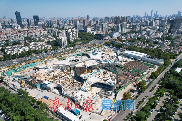 项目强省会｜展露雄姿！千佛山站地下TOD项目建设稳步推进