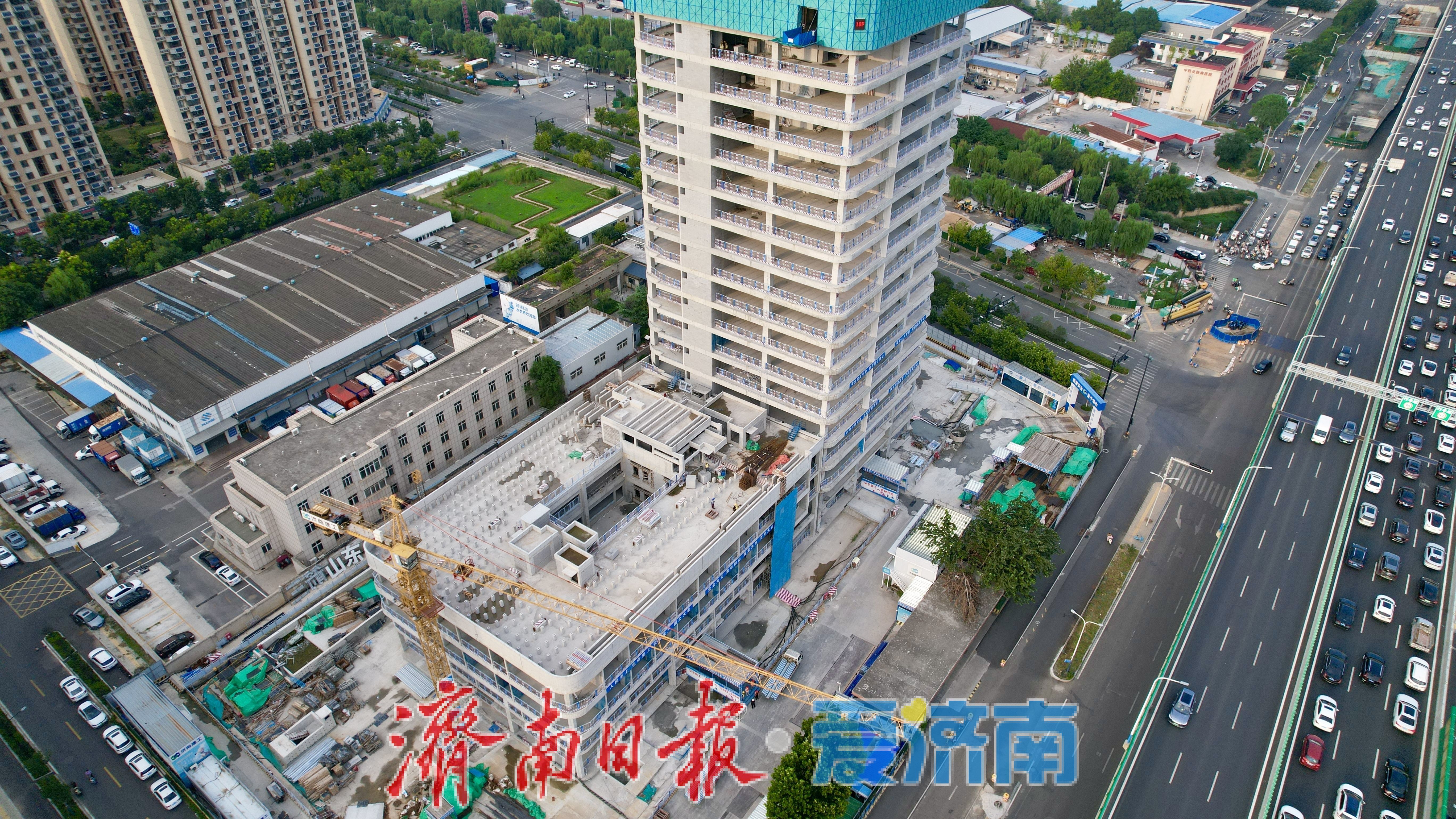 项目强省会丨济南张马屯片区第四批用地C-7地块项目建设提速 打造东部产业办公新载体