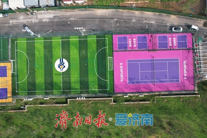 济南西部春风悦动公园北段扩建区域焕新开放