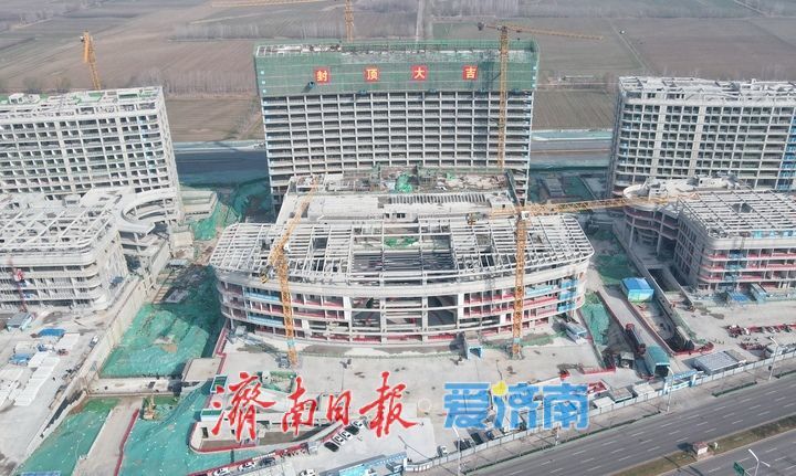 项目强省会丨济南黄河北现代化区域医疗枢纽展现新貌