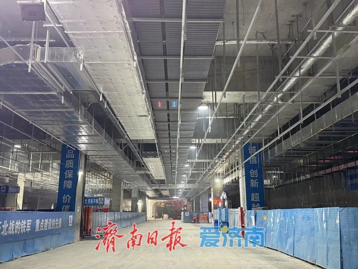 地下21米“种”荷花，济滨高铁遥墙机场站要“开”了！