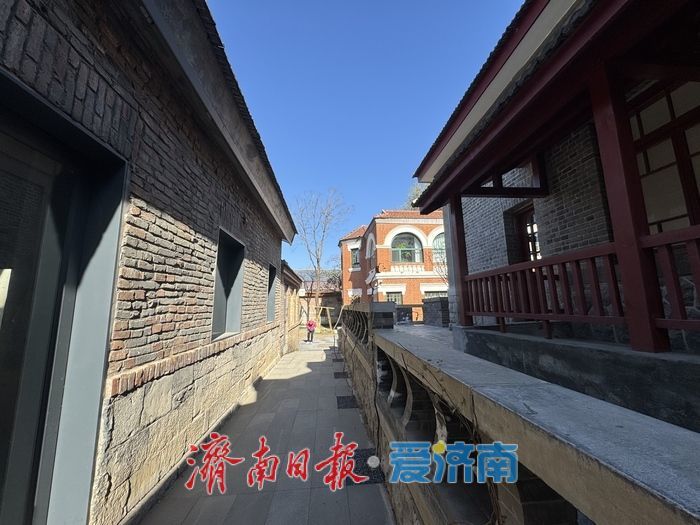 一年四季 泉在济南丨初冬暖阳映上新街 古建老街藏泉城冬韵