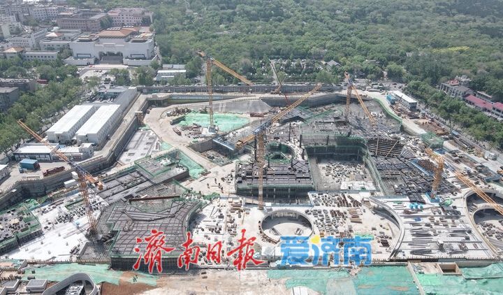 济南首个轨交地下TOD综合体主体施工，千佛山站将成城市新名片