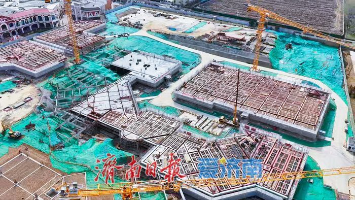 济南高新东区百联奥特莱斯二期加速建设