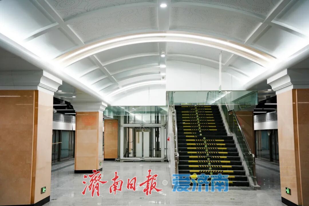 济南轨道交通6号线西段建设加快推进，站内实景抢先看啦！