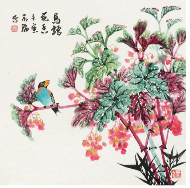 “齐鲁墨韵——吴永福中国画巡回展第六站（荣成）暨捐赠仪式”在威海举行