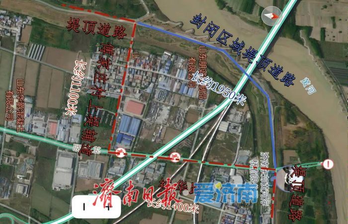 注意绕行！济南黄河大堤南岸历城区部分堤顶道路临时封闭施工