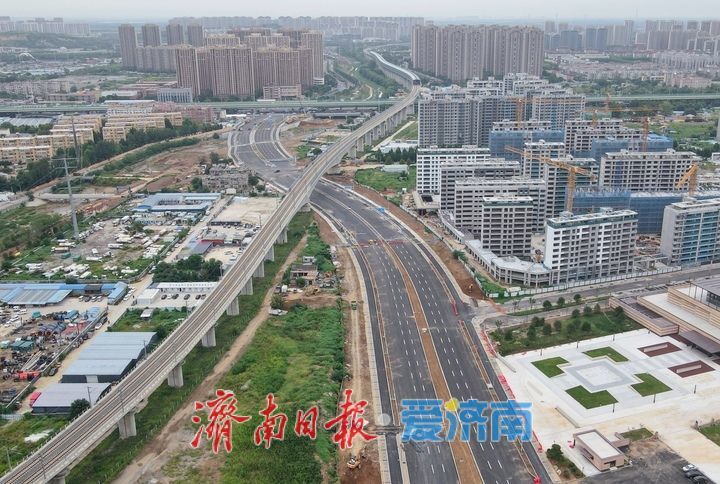 进入冲刺阶段，济南奥体西路北延即将“焕新登场”