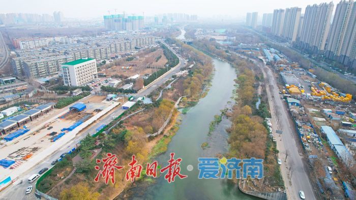 冬日济南小清河 尽显生态美